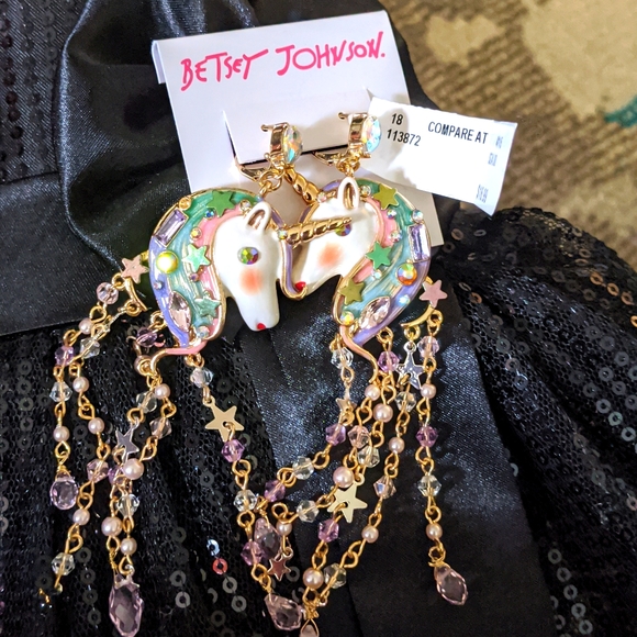 Betsey Johnson Jewelry - Betsey Johnson Unicorn Earrings - NWT